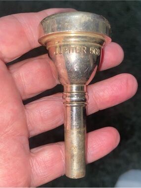 Jupiter 5GB Brass Trumpet Mouthpiece - Gold Tone